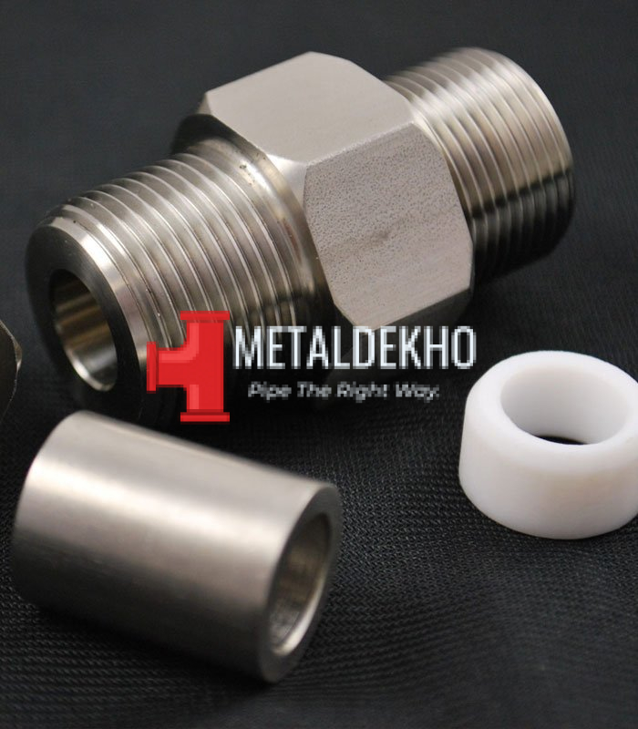 Titanium Grade 5 Socket Weld & Threaded Union, Coupling - PSC 4 Titanium Grade 5 Socket Weld & Threaded Union, Coupling - PSC
